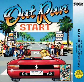 Out Run (UK) (1987) (Trainer) box cover front